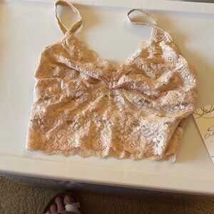 Wishlist Lace Bralette in Cream